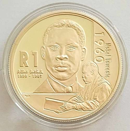 2005 Proof Protea Silver R1 in SA Mint Box