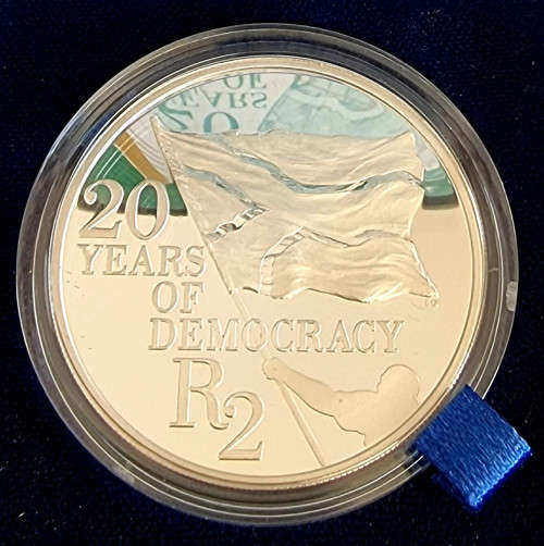 1997 Democracy Proof Protea Silver R2
