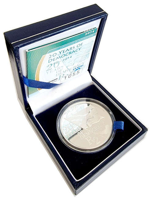 1997 Democracy Proof Protea Silver R2