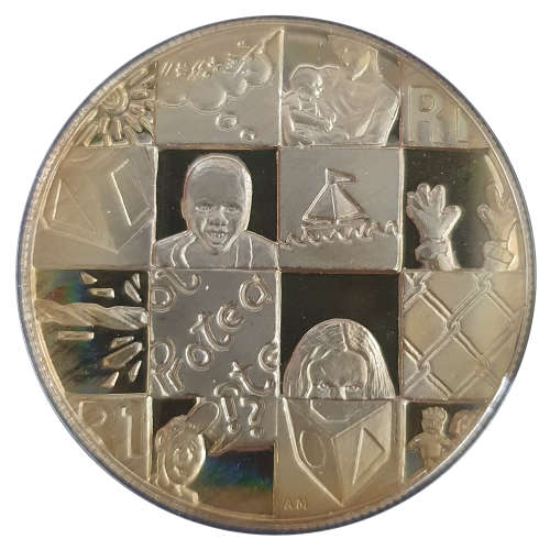 1998 Children Proof Protea Silver R1