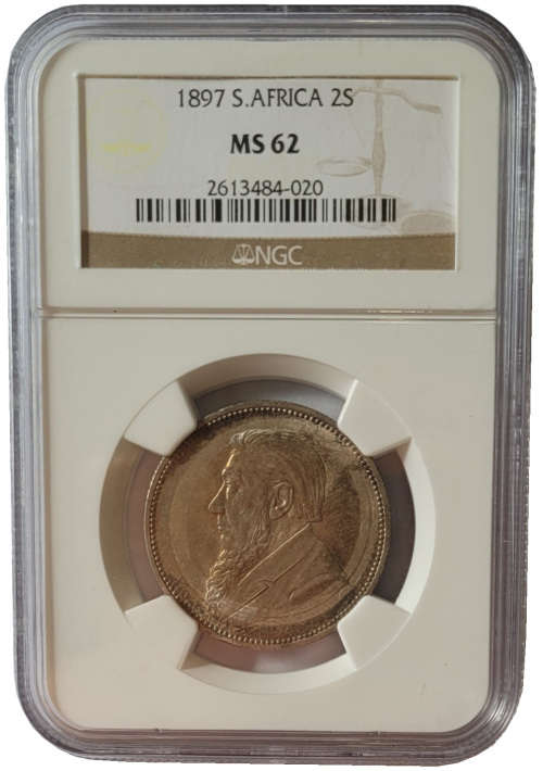 1897 2 Shillings MS62