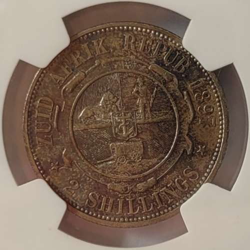 1897 2 Shillings MS62