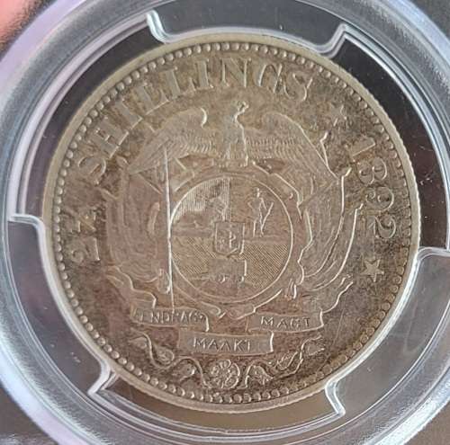 *Scarce* 1892 2.5 Shillings XF45