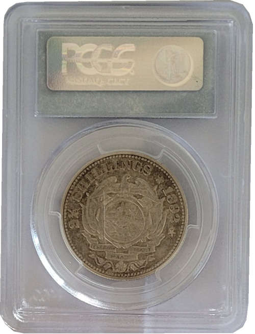 *Scarce* 1892 2.5 Shillings XF45