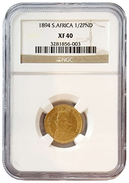 1894 ZAR Halfpond XF40