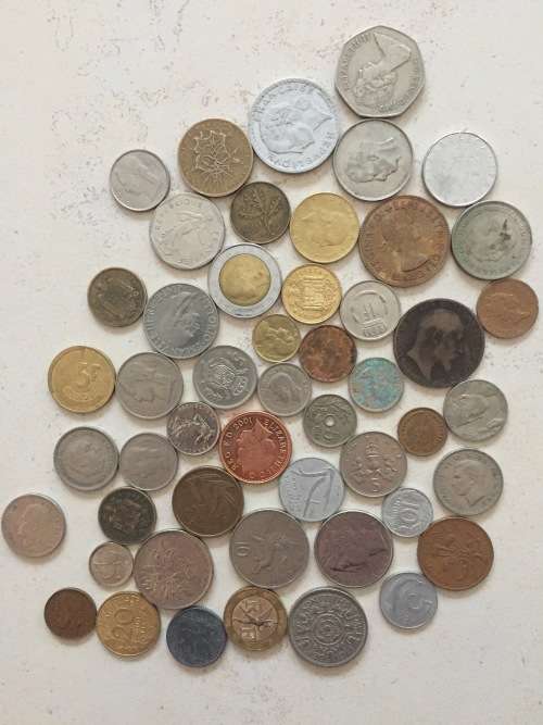 Lot of 50 International coins