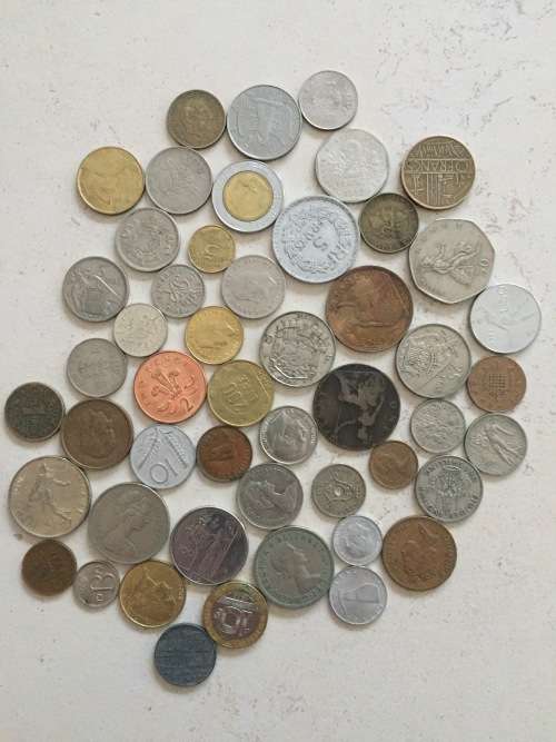 Lot of 50 International coins