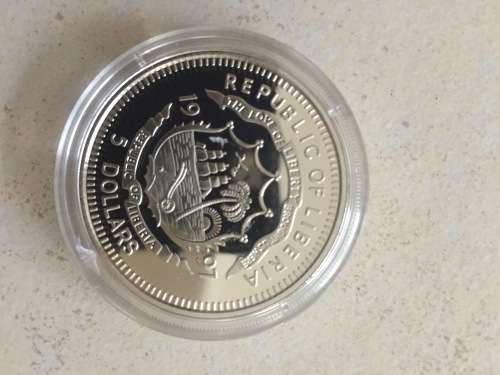 Commemorative $5 Coin from Liberia