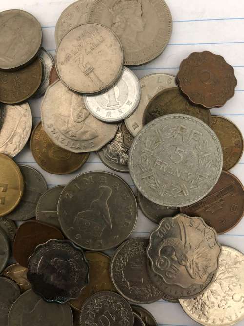 A Lot of 250 International Coins