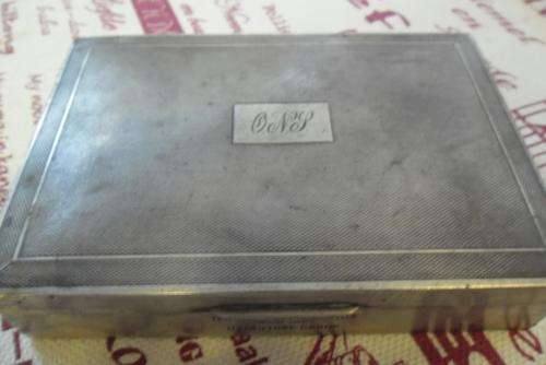 SILVER BOX WITH ENGRAVINGS