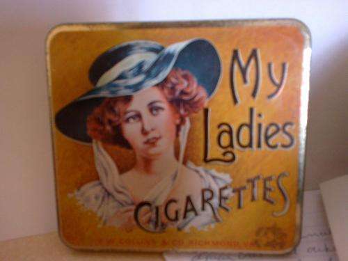 MY LADIES CIGARETTES TIN-VERY GOOD CONDITION 1920-1930