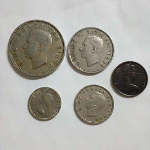 Mix New Zealand coins