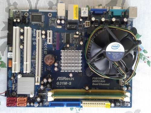 ASROCK LGA775 MOTHERBOARD + INTEL CELERON 1.8GHz CPU+ 1GB MEMORY BUNDLE