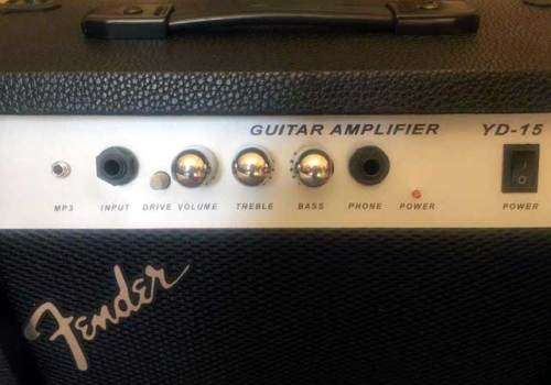 Fender 15 watt guitar amplifier with MP3 input (24h-48h SA delivery )