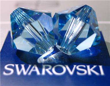 Swarovski Crystal 4mm bicone 5301    * AQUAMARINE *