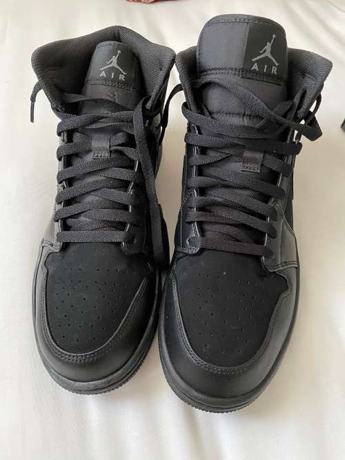 Air Jordan 1 Mid Black UK10