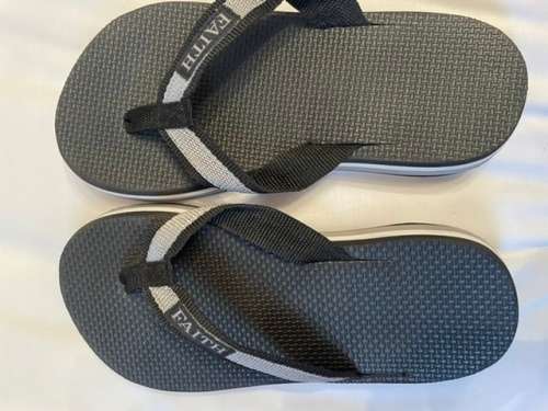 Faith flip-flops black/grey UK9
