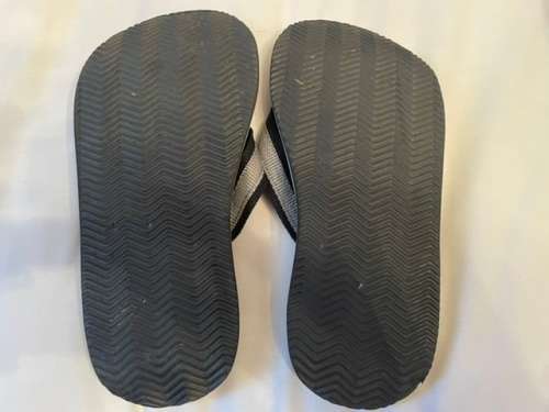 Faith flip-flops black/grey UK9