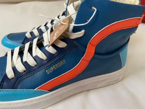 Superdry Basket Lux Trainer blue/orange UK10