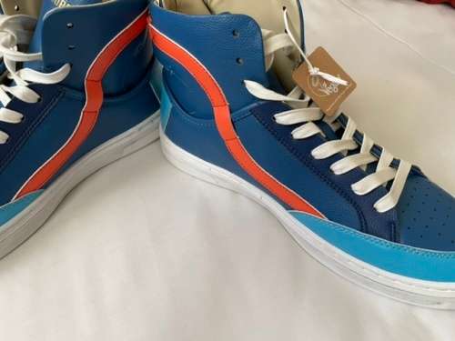 Superdry Basket Lux Trainer blue/orange UK10
