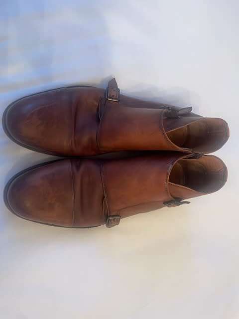 Arthur Jack double monk strap boot UK10