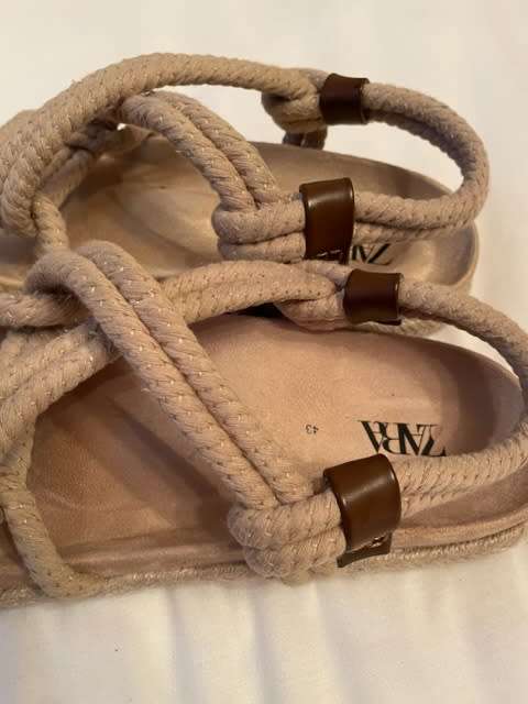 Zara rope sandals UK9/EUR43