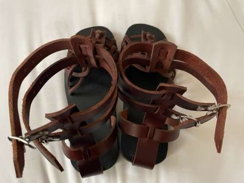 Gladiator sandals brown UK9