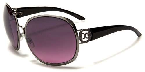 DG sunglasses DG-BLACK WITH PURPLE LENSES