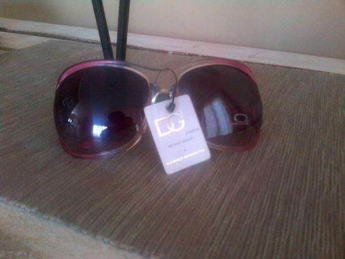 Pinknd clear ombre DG Sunglasses