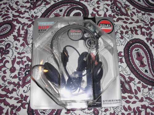 Stereo Computer Gaming Headphone and Mic