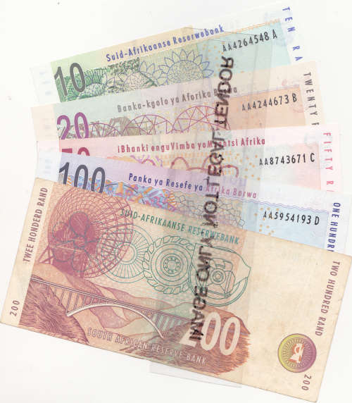 1999 TT Mboweni UNC AA set R10--R200 CV  R2225