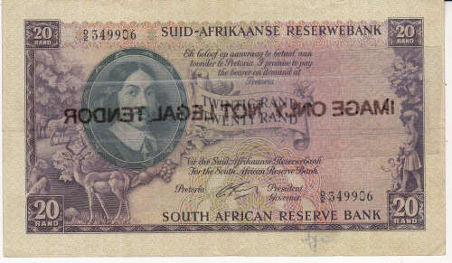 1962 G Rissik 1st issue A/E R20 in EF CV R450