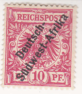 1897 Deutsch-Sudwest Afrika 10pgh MLH SACC 3