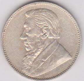 1897 ZAR 1 shilling in AU grade