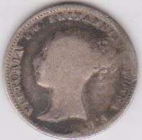 1849 Great Britain 3d in F grade
