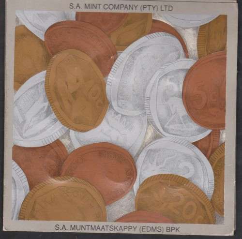 1989 Token brown set of 3rd Decimal series as issued by S A Mint