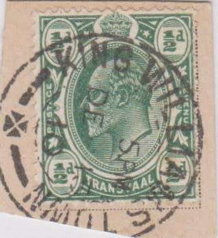 1902 Transvaal used 1/2d cancelled in King Williamstown  as per scan SACC 279