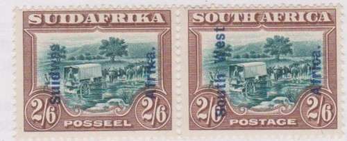 1926 S W A 2s 6d pair MLH SACC 78