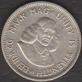 1961 R S A 10c silver coin in EF grade