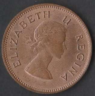 1953 UNION 1/2 d in UNC grade