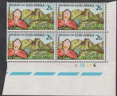 1963 RSA 50th Ann of Kirstenbosch Control block No 4 15 6 x 2 MNH SACC 223