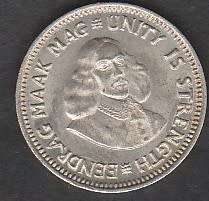 1961 R S A 2 1/2cent siver  in UNC grade