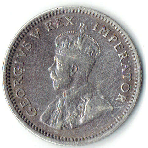1930 Union of S A silver 6d in VF grade