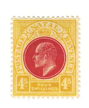 4s Deep rose and maize Sacc 121 Natal 1902 -1903 MINT*