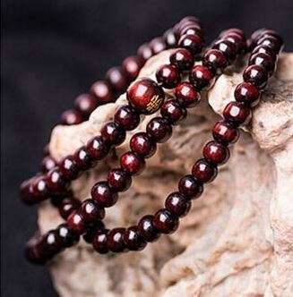 Sandalwood Buddhist Prayer Beads Bracelet 6mm