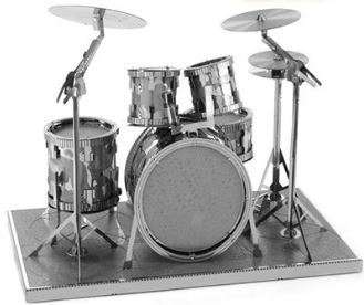 3D Metal Puzzles Model Toys Metal Drum Set - Educational