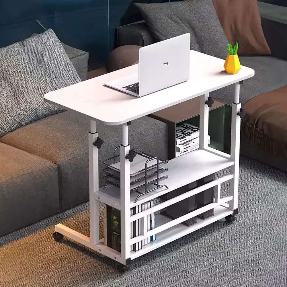 LAPTOP DESK WITH 2 SHELVESHEIGHT ADJUSTABLE
