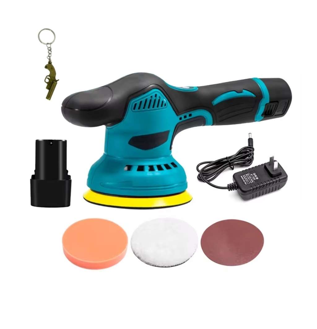 12V Electric Car Polisher Machine with Polishing Pad Kit