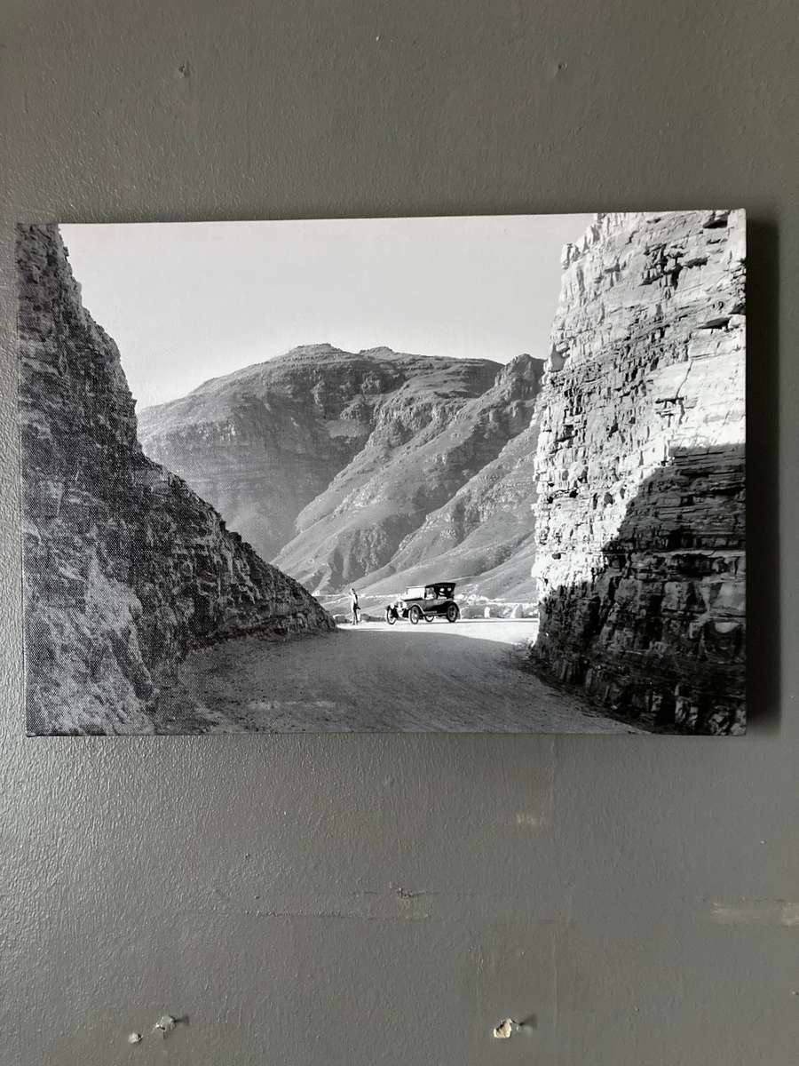 LARGE BLOCK MOUNTED PHOTOGRAPHIC PRINT