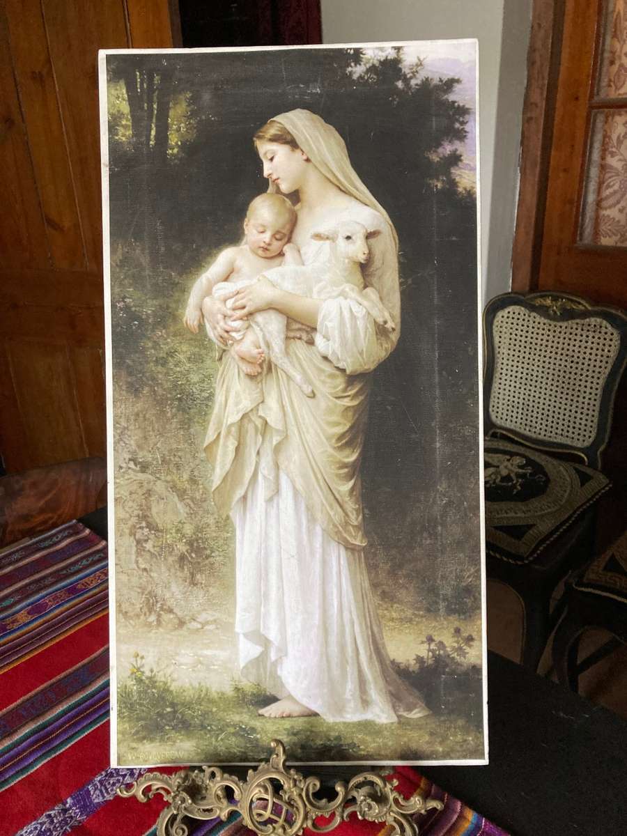 LARGE BLOCK MOUNTED PRINT -UNFRAMED